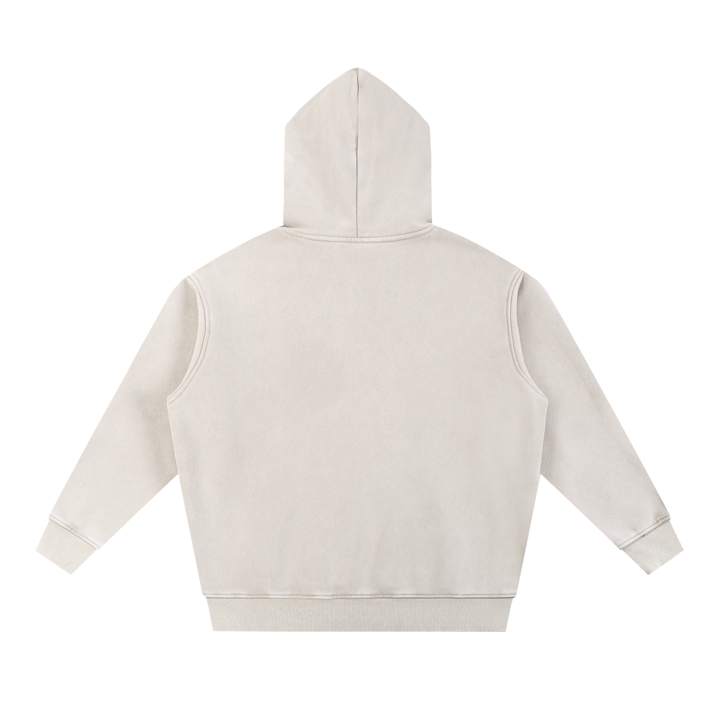 MM Signature Snow Wash Oversized Hoodie — Sandstone