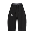Plaid Waistband Barrel Sweatpants