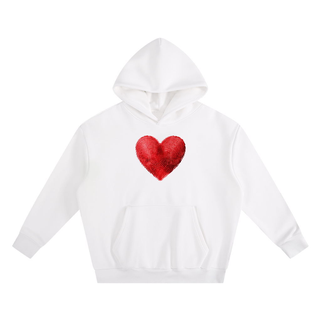 "I AM" HEAVYWEIGHT FLEECE HOODIE (WHITE)