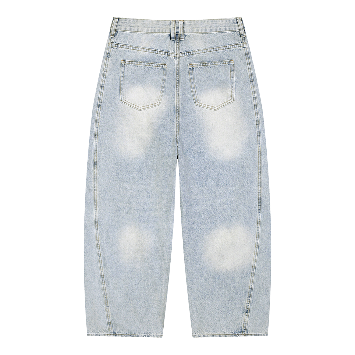 Denim Study 002 - Light Wash Wide Leg Jeans