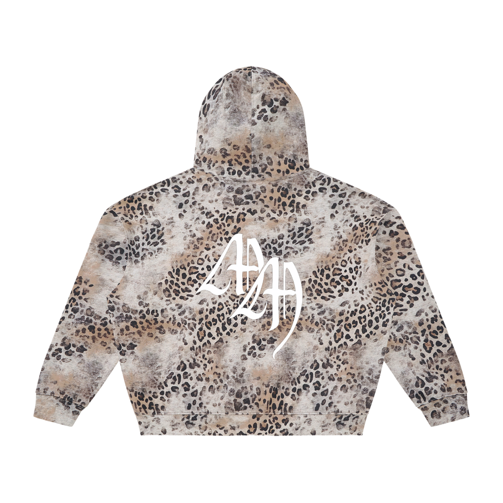 MM Heritage Leopard-Print Zip-Up Hoodie