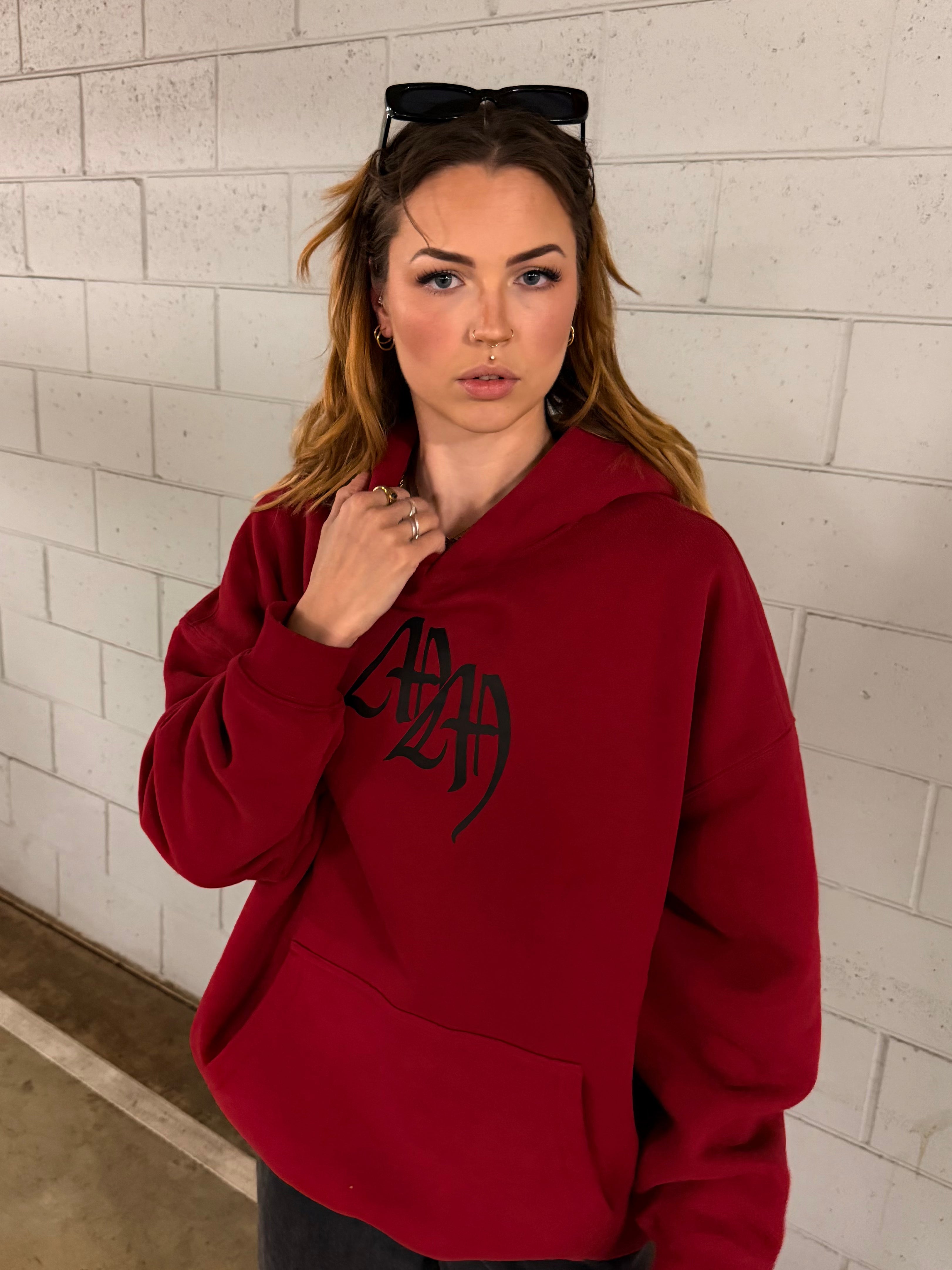 MM ESSENTIAL HOODIE - RED