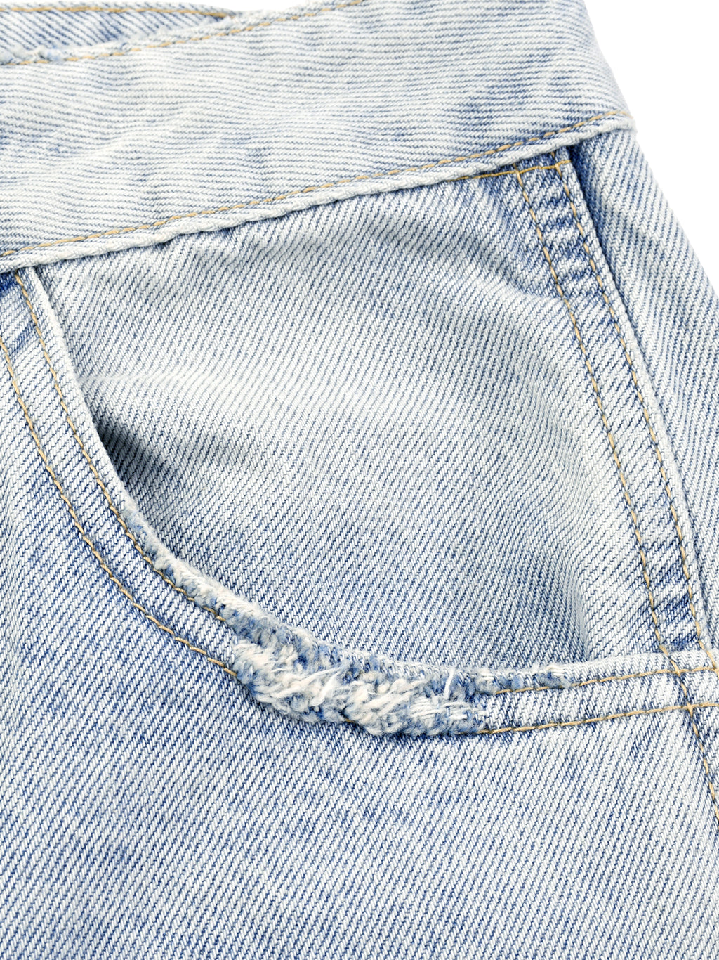 Denim Study 002 - Light Wash Wide Leg Jeans