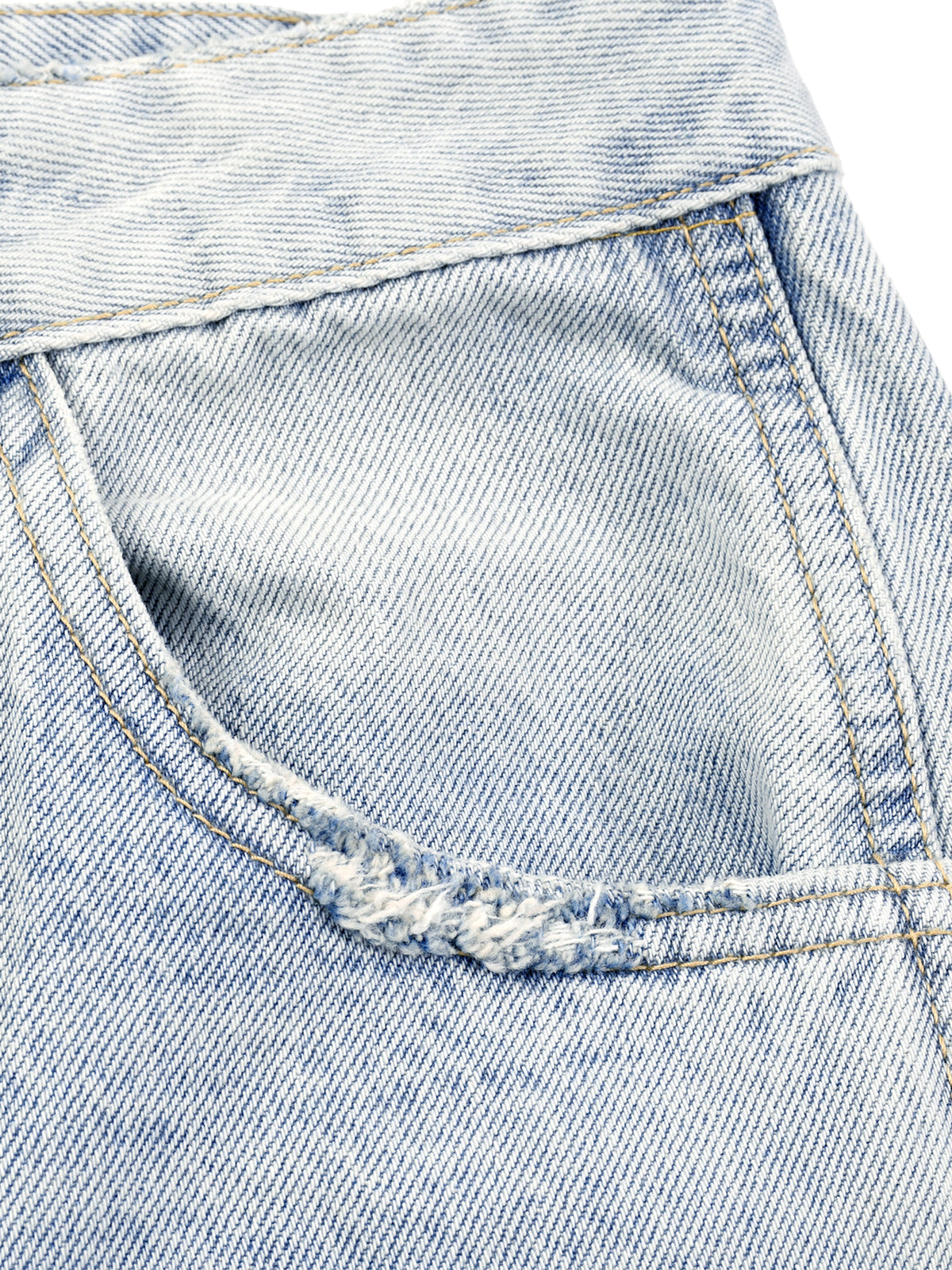 Denim Study 002 - Light Wash Wide Leg Jeans