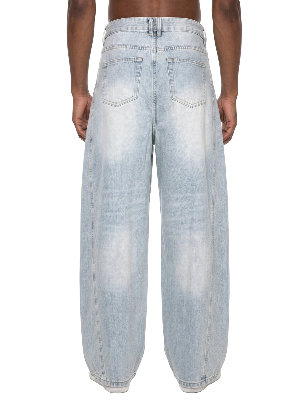 Denim Study 002 - Light Wash Wide Leg Jeans