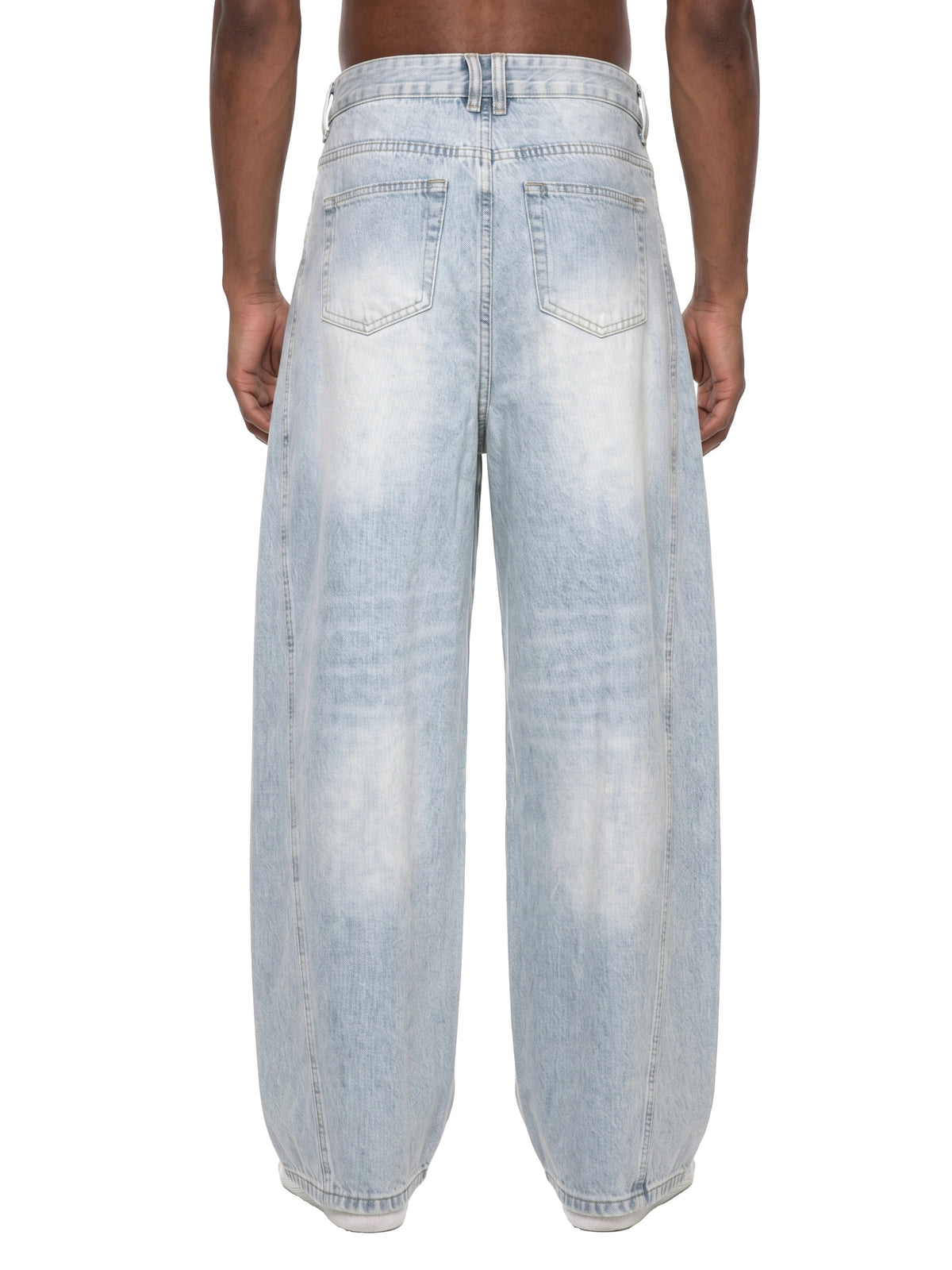 Denim Study 002 - Light Wash Wide Leg Jeans