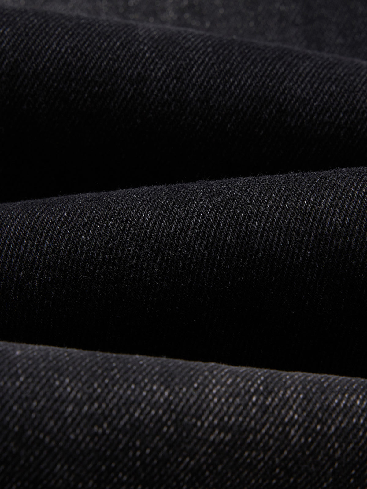 Denim Study 001 - Black Vintage Wash Wide Leg Jeans