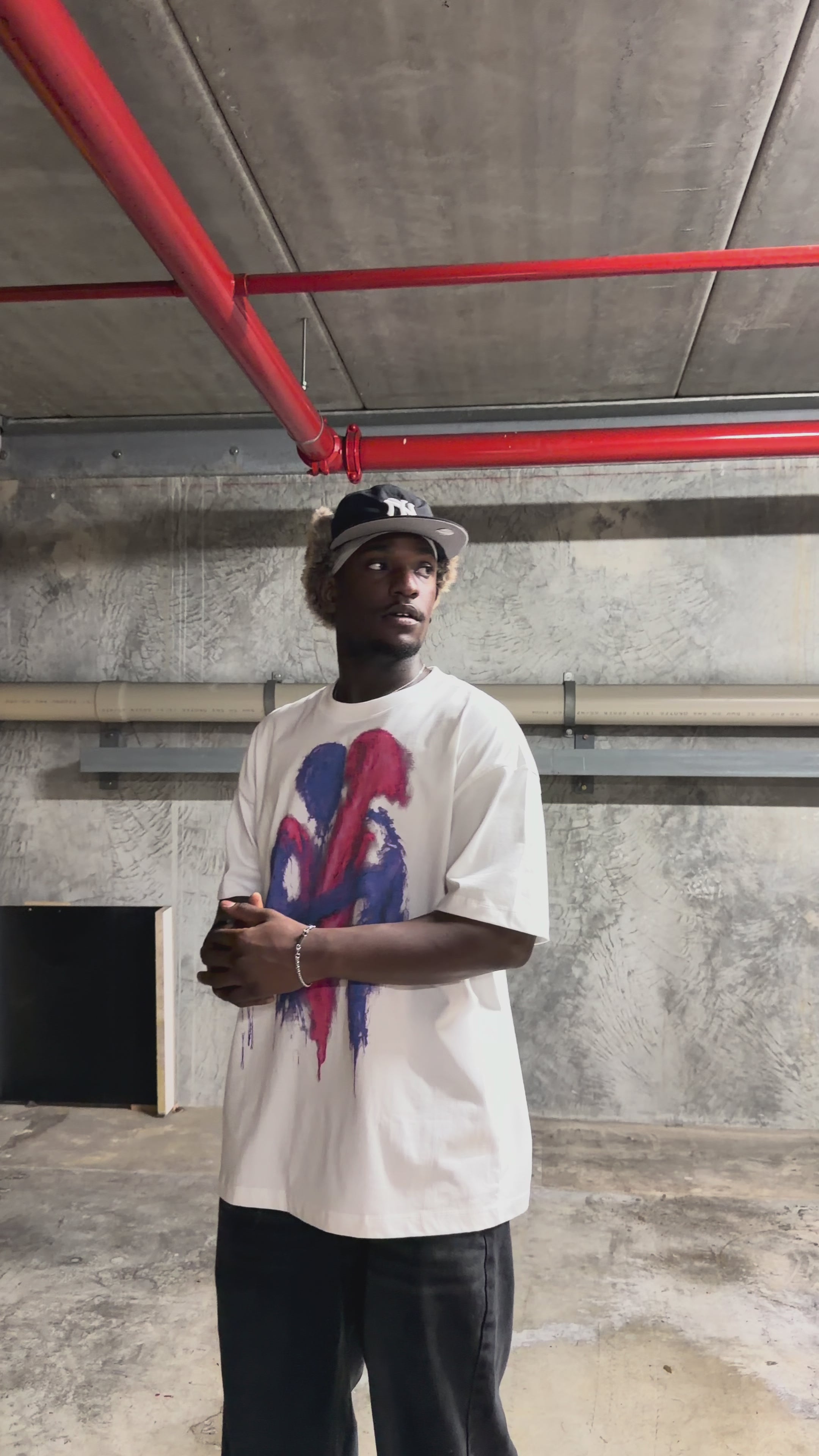 LOVERS TEE - WHITE / PURPLE / PINK